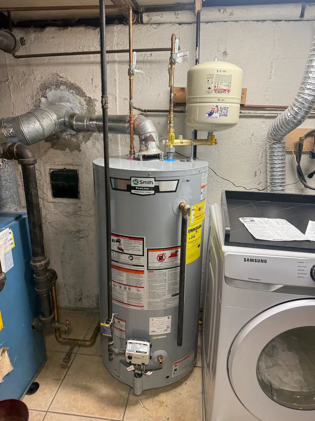 Expansion Tank Installation