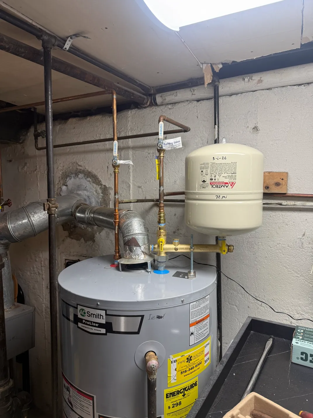 Expansion Tank Installation
