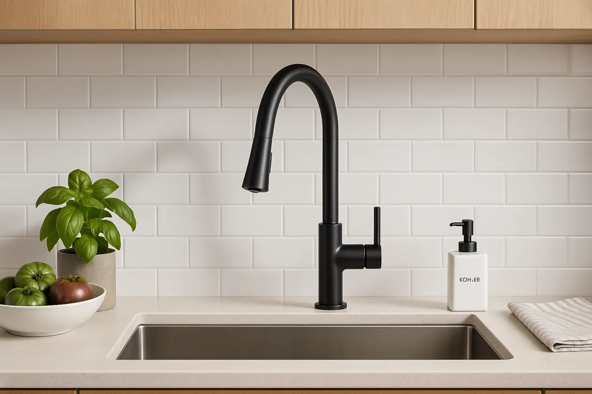 Kohler kitchen black