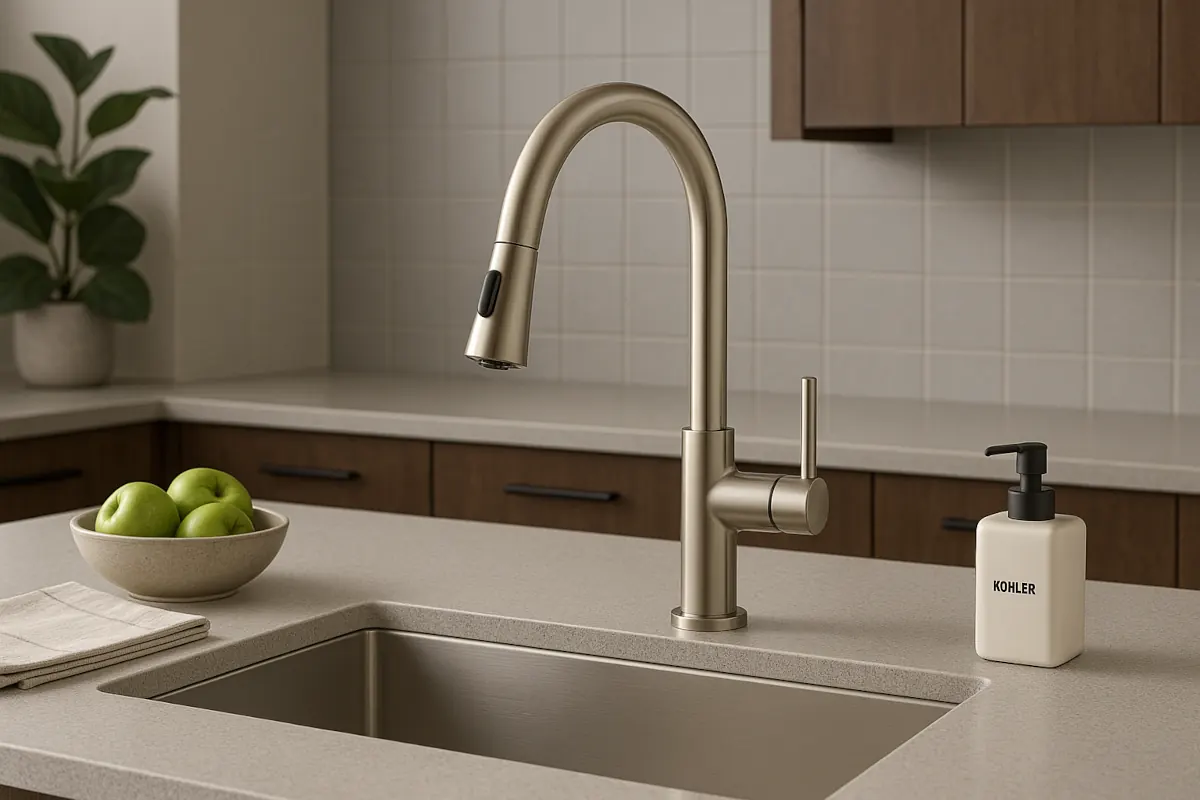 Kohler kitchen gold